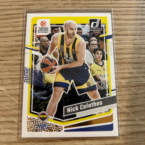 Nick Calathes Fenerbahce Panini EuroLeague 2023-24 Card
