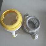 Chicco Εκπαιδευτικά ποτηράκια Transition Cup 4m+ 200ml, σετ 2 τεμαχίων