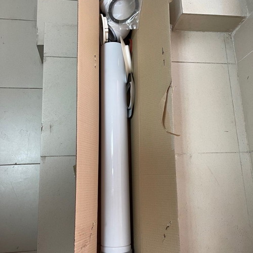 Set of 4 wall-mounted gas burner chimneys new
