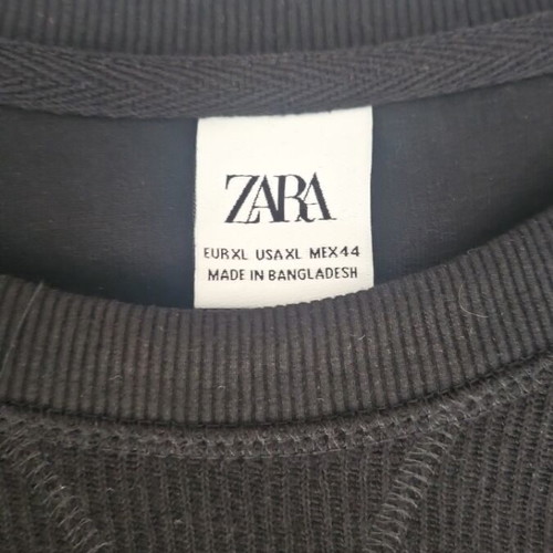 Zara men's black blouse like new, size XL