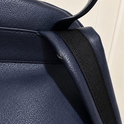 Caprisa blue backpack used with visible wear