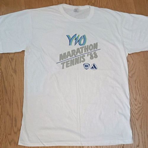 Marathon Tennis 1988 T-shirt collectible, new, size XL