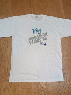 T-shirt Marathon Tennis 1988 συλλεκτικό, καινούργιο, μέγεθος XL