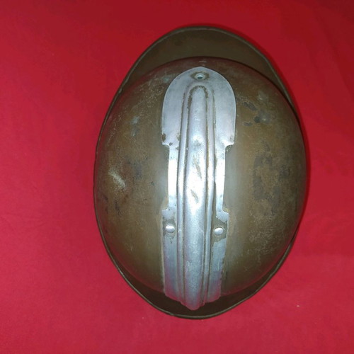 Adrian A PP and Royal Greek Gendarmerie Traffic Helmets used, 2 collectible pieces