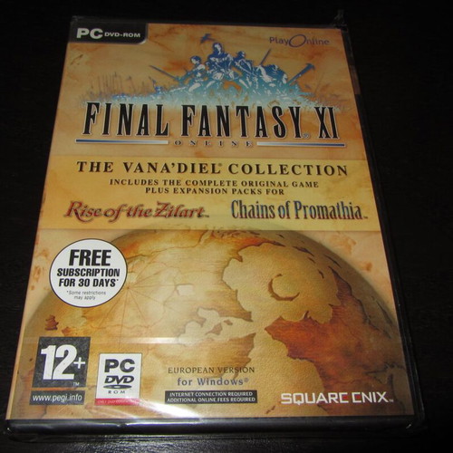 Final Fantasy XI Online The Vana'diel Collection PC DVD new sealed
