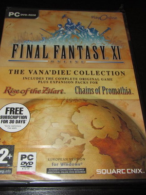 Final Fantasy XI Online The Vana'diel Collection PC DVD καινούργιο σφραγισμένο