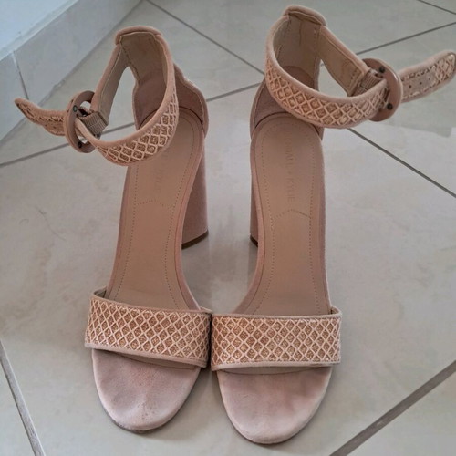 Kendall + Kylie nude sandals size 36.5 used, 10 cm heel