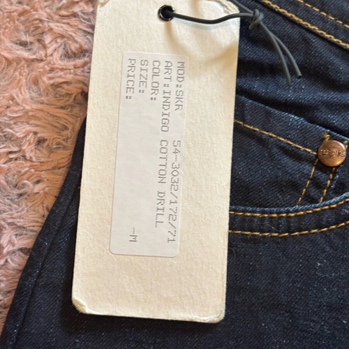 Cotton set with denim skirt and printed cotton t-shirt new, size M