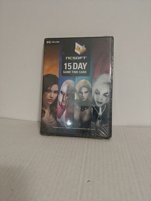 NCSoft 15 Day Game Time Card new, collectible