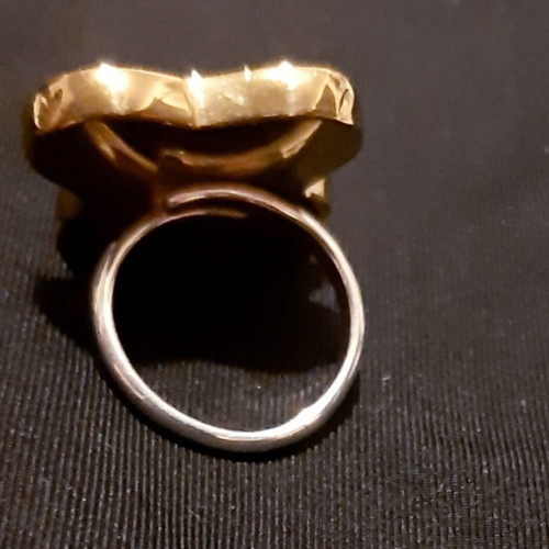 Tiffany ring new, silver 925 with copper and enamel