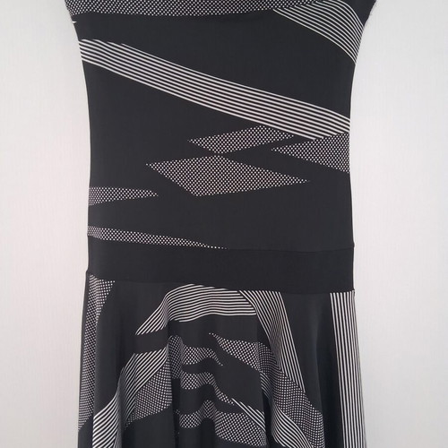 Ysatis Strapless Dress Like New, Black and White, Size S