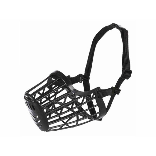 Trixie Plastic Muzzle Black new 2