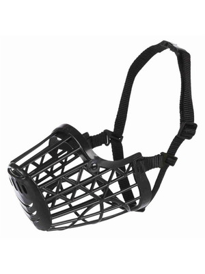 Trixie Plastic Muzzle Black new 2