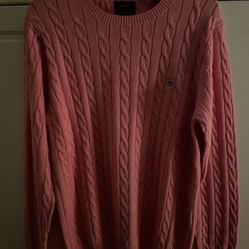 Gant cable knit sweater pink new, premium cotton