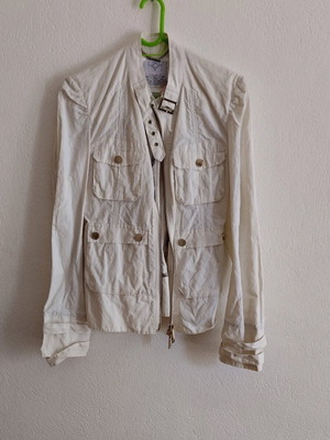 Jacket Fracomina σαν καινούργιο, μέγεθος L, άσπρο μπεζ