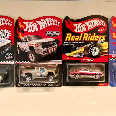 Hot Wheels RLC and Mail In, pack of 6 new collectible cars