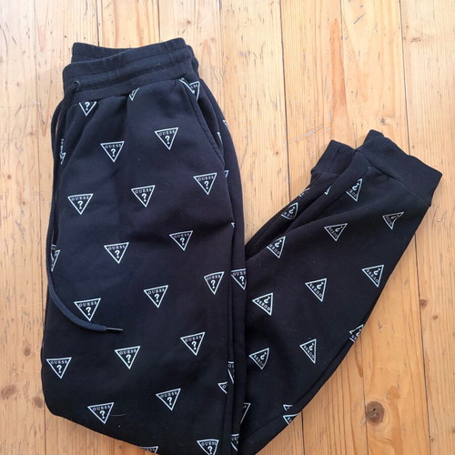Guess sports pants, black and white, size S