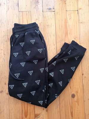 Guess sports pants, black and white, size S