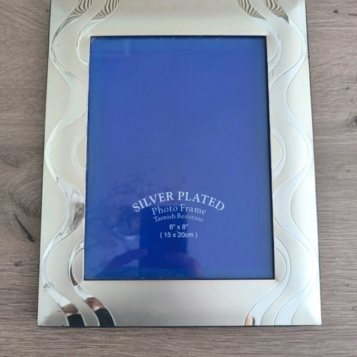 Photo frame 15x20 silver new