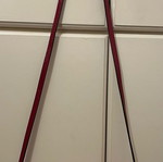 Michael Kors leather shoulder bag new, red-bordeaux with gold details