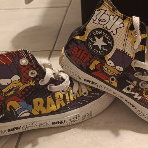 Converse All Star Simpsons kids shoes size 35