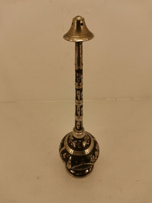 Large engraved brass sprinkler