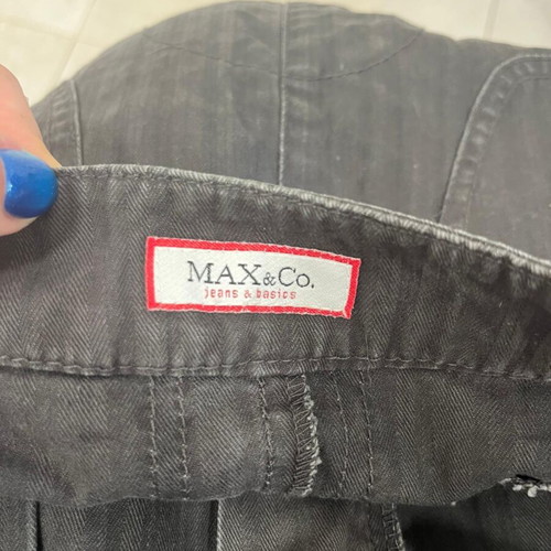Max & Co Mini Denim Skirt with Belt Detail used, size US4 GB6