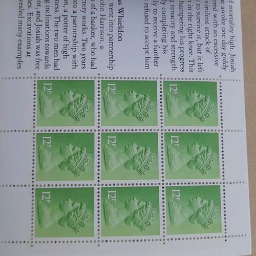 UK Booklet Stamps Story of Wedgwood new