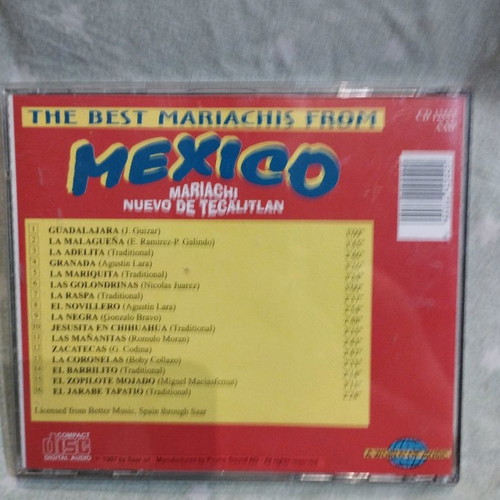 The Best Mariachis From Mexico CD used, Latin