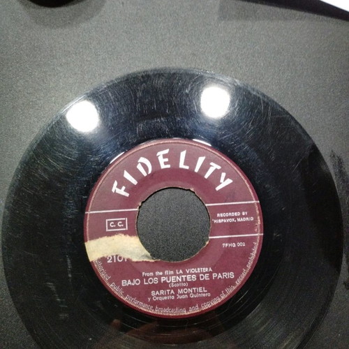Sarita Montiel 45 RPM record pop