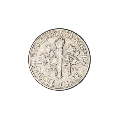 Roosevelt Silver Dime 1962 used