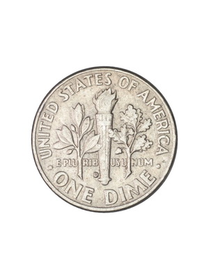 Roosevelt Silver Dime 1962 used