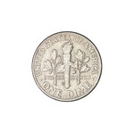 Roosevelt Silver Dime 1962 used