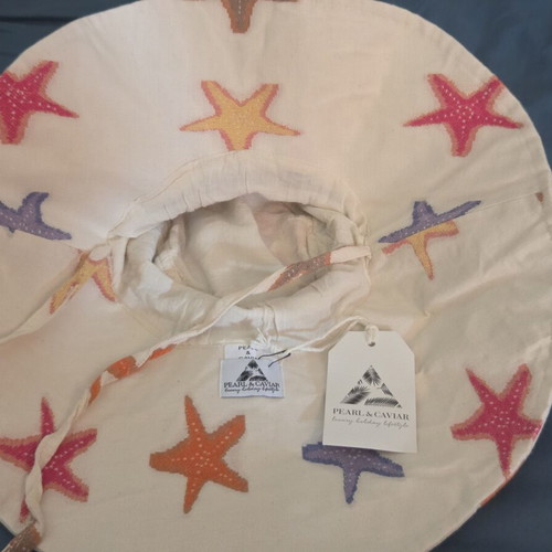 Pearl & Caviar Asterias Maxi Hat new, colorful resortwear
