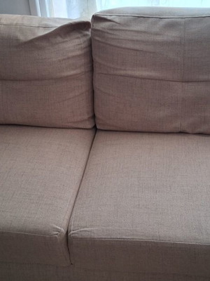 Two sofas, one two-seater and one three-seater