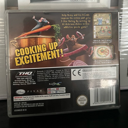 Ratatouille Food Frenzy for DS used, box and manual only