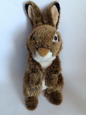 WWF Realistic Plush Rabbit National Geographic 30 cm like new