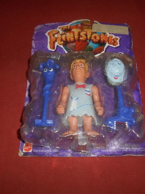 The Flintstones Barney Rubble action figure 1993 Mattel used