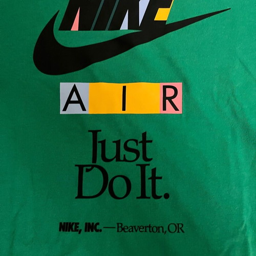 Nike limited tshirt new, black and green