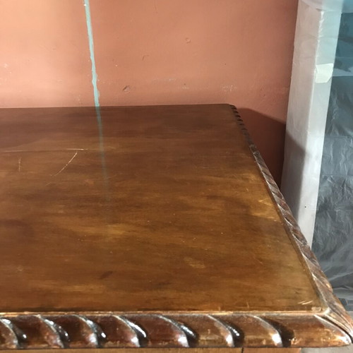 Old dining table used with scratches