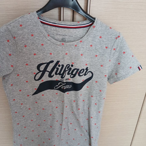 Tommy Hilfiger T-shirt like new, gray, size XS