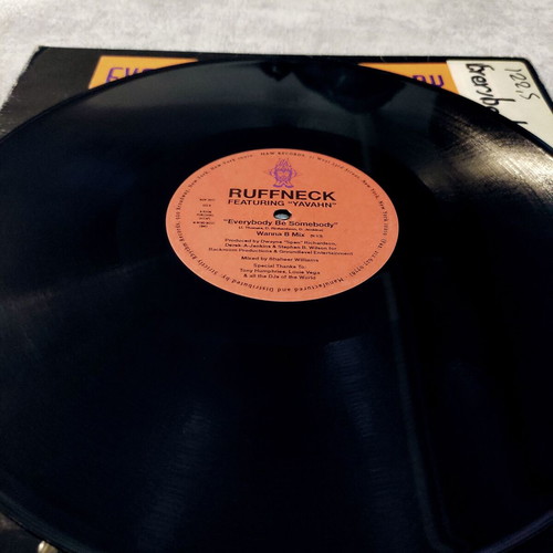 Ruffneck Featuring Yavahn Everybody Be Somebody 12'' Vinyl Single used