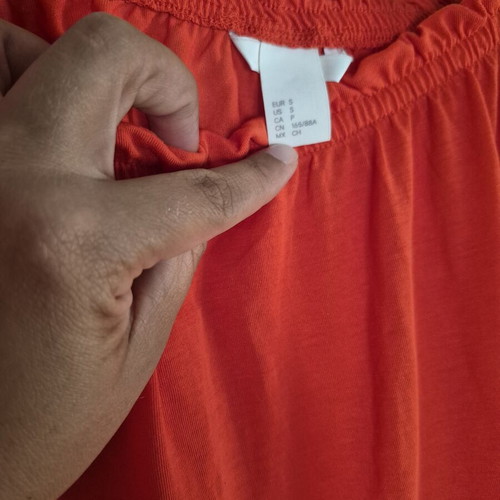 H&M red airy dress, size S-L