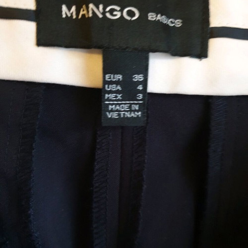 Mango pants size 36 blue with cuffs like new