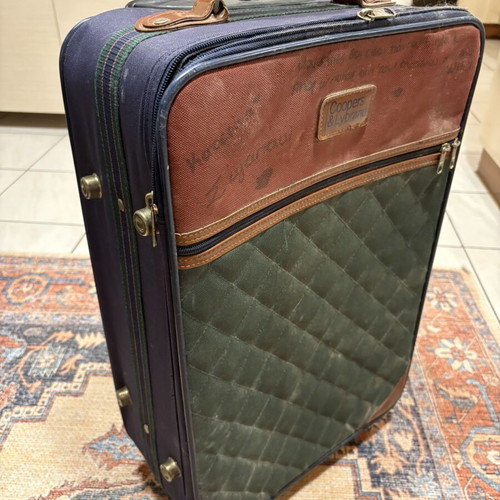 Vintage Coopers & Lybrand Suitcase used, approx. 50x35x20cm