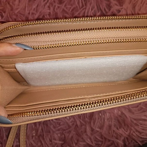 A New Day Wallet like new, beige brown, with card and coin compartments