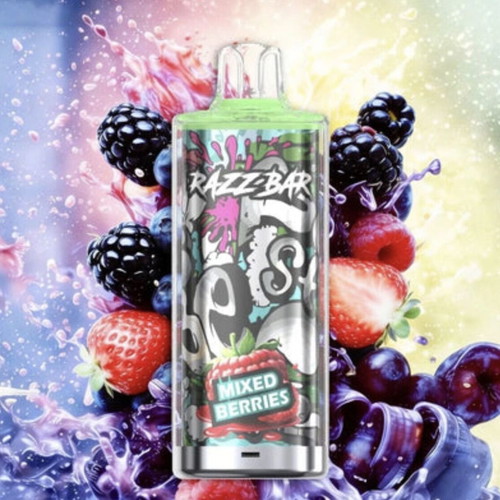Razz Bar 60K 5% new with long-lasting battery and various flavors
