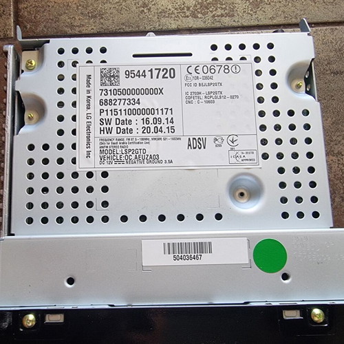 Opel Corsa sound system like new, original factory