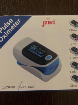 Παλαμικό οξύμετρο δαχτύλου με οθόνη OLED μπλε νέο