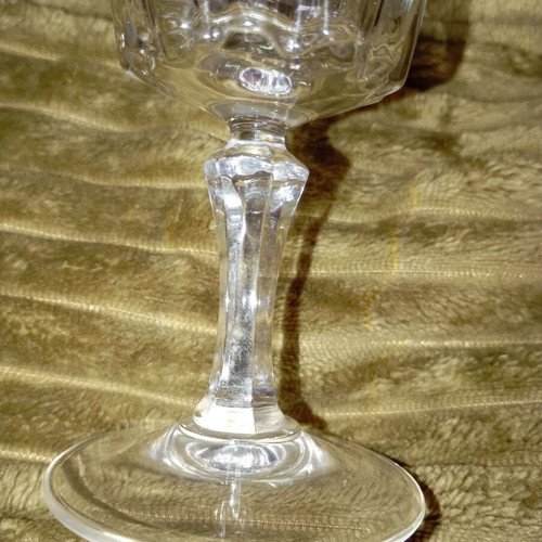 Vintage crystal glasses like new, pack of 25 pieces